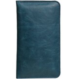 Portefeuille à rabat taille M bleu