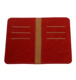 Portafoglio Pull Up taglia M rosso