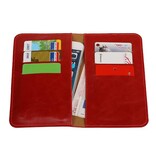 Portefeuille Pull-Up Taille M Rouge