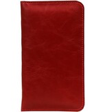 Portefeuille Pull-Up Taille M Rouge