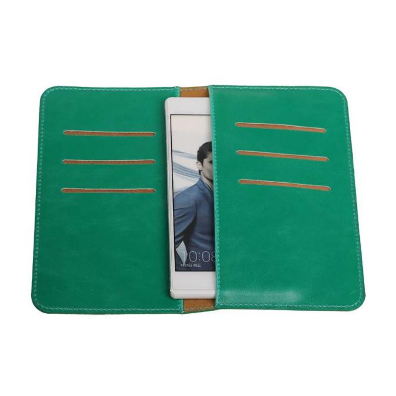 Pull Up Wallet Size M Green