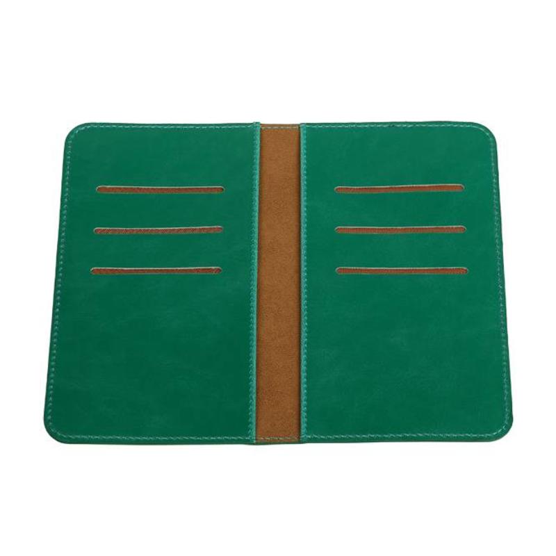 Pull Up Wallet Size M Green
