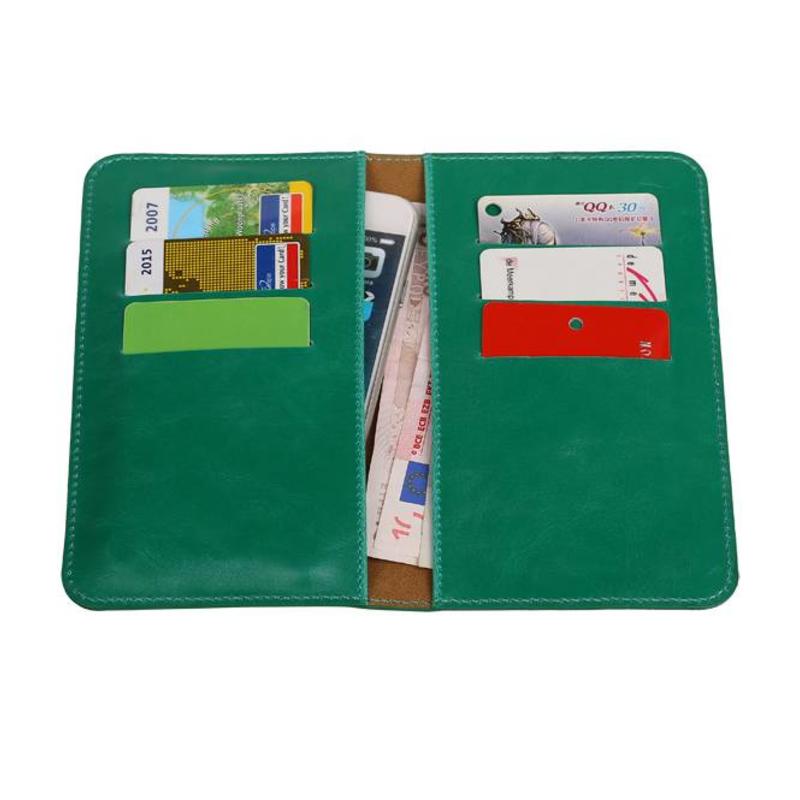 Pull Up Wallet Size M Green