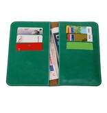 Pull Up Portemonnee Maat M Groen