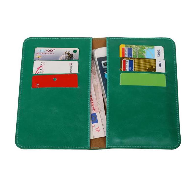 Pull Up Wallet Size M Green