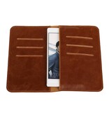 Pull-Up-Geldbörse Größe M Braun