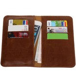 Pull Up Wallet Size M Brown