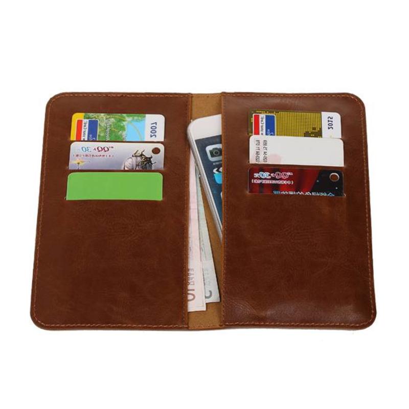 Pull Up Wallet Size M Brown