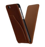 Lavé Flip Case en cuir pour iPhone 6 Brown