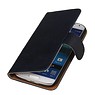 Se lavan caso del estilo del libro de cuero para HTC uno E8 oscuro Azul