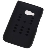 Estuche rígido de aluminio ligero para HTC uno M9 Negro