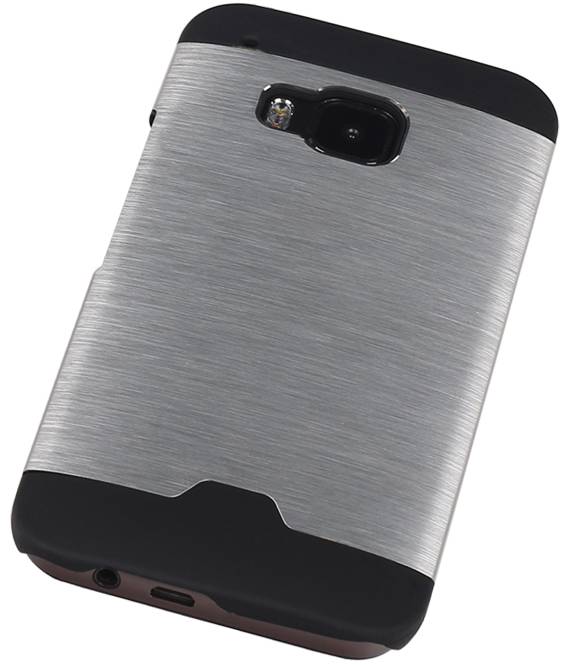 Lichte Aluminium Hardcase voor HTC One M9 Zilver
