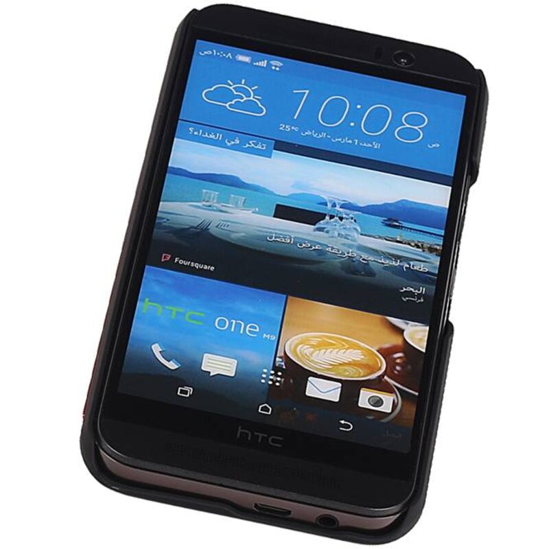 Leichtes Aluminium Hard Case für HTC One M9 Silber