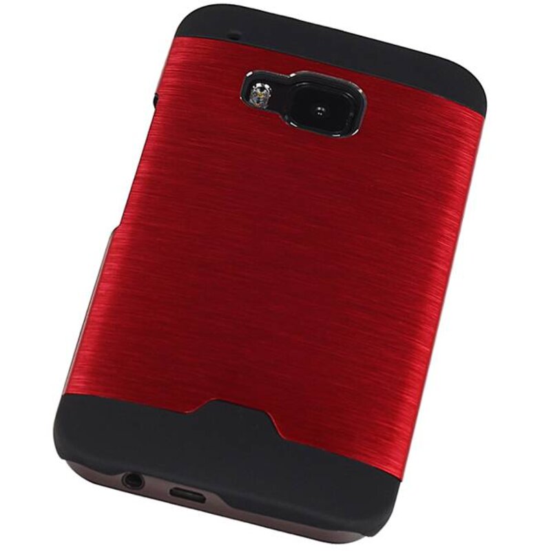Light Aluminum Hardcase for HTC One M9 Red