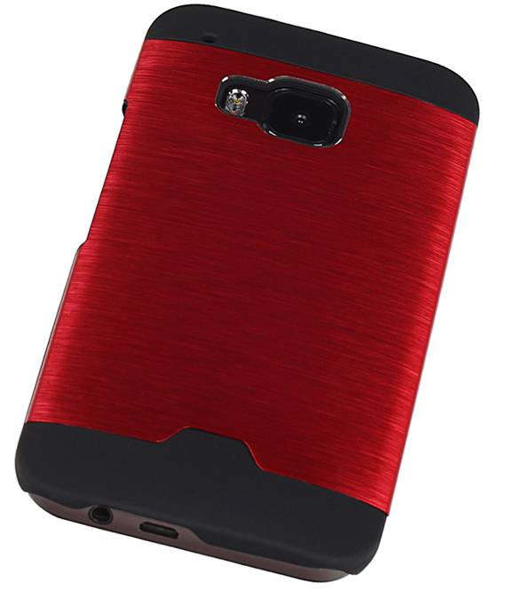 Light Aluminum Hardcase for HTC One M9 Red