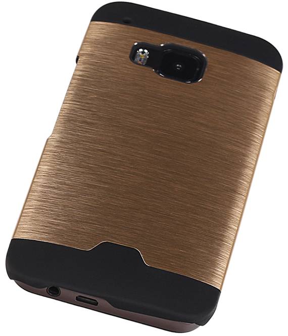 Leichtes Aluminium Hard Case für HTC One M9 Gold-