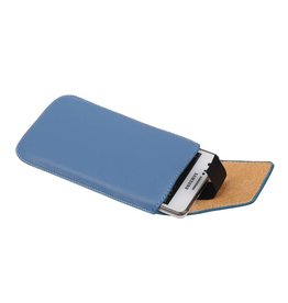 Model 1 Smartphone Pouch Maat S ( Galaxy S2 i9100 )  Blauw