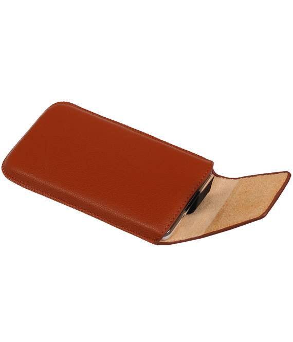 Modèle 1 Smartphone Pouch Dimension S (Galaxy S2 i9100) Brown