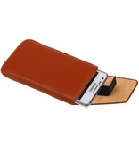 Model 1 Smartphone Pouch Size S (Galaxy S2 i9100) Brown