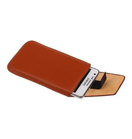 Modèle 1 Smartphone Pouch Dimension S (Galaxy S2 i9100) Brown