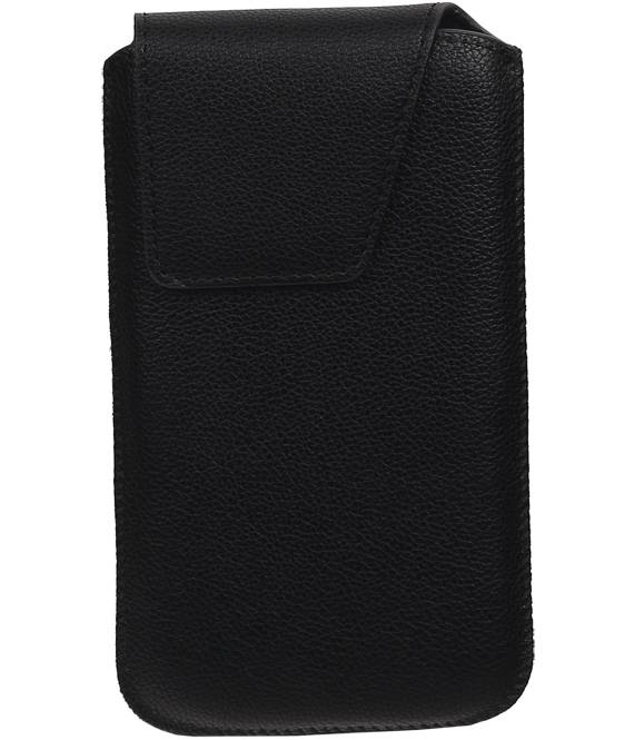 Modelo 1 Smartphone bolsa Tamaño M (i9500 Galaxy S4) Negro