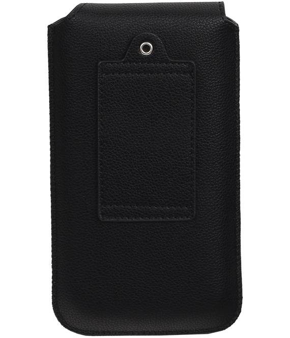 Modelo 1 Smartphone bolsa Tamaño M (i9500 Galaxy S4) Negro