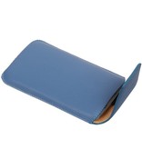 Modèle 1 Smartphone Pouch Dimension M (Galaxy S4 i9500) Bleu