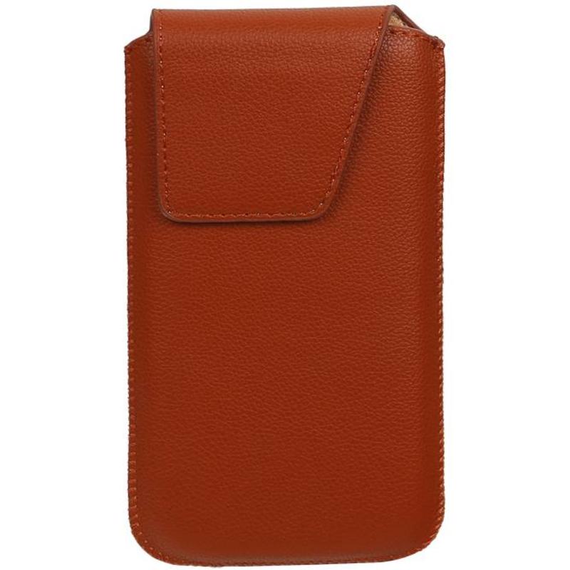 Modèle 1 Smartphone Taille M Pouch (Galaxy S4 i9500) Brown