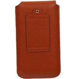 Modello 1 Smartphone Custodia Taglia M (i9500 Galaxy S4) Marrone