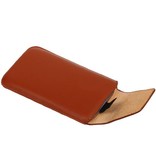 Modèle 1 Smartphone Taille M Pouch (Galaxy S4 i9500) Brown