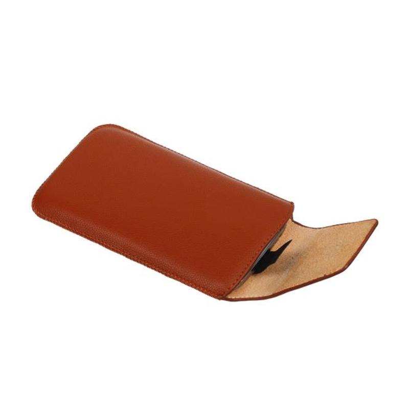 Modèle 1 Smartphone Taille M Pouch (Galaxy S4 i9500) Brown