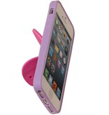 Butterfly Standing TPU Case for iPhone 6 Purple