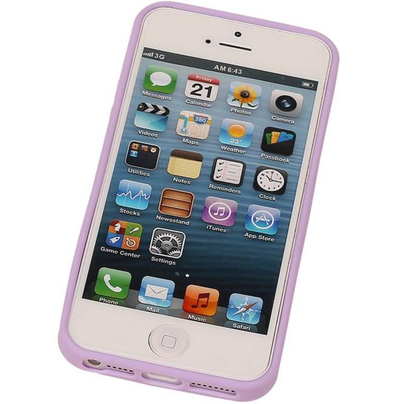 Papillon TPU debout pour iPhone 6 Violet