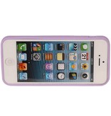 Butterfly Standing TPU Case for iPhone 6 Purple
