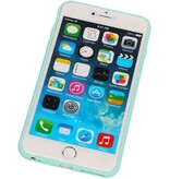 Stående Butterfly TPU Taske til iPhone 6 Grøn