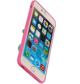 In piedi caso della farfalla TPU per iPhone 6 Rose