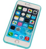 Butterfly Standing TPU Case for iPhone 6 Plus Turquoise