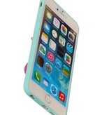 Butterfly Standing TPU Case for iPhone 6 Plus Green