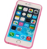 Butterfly Standing TPU Case for iPhone 6 Plus Pink