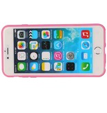 Vlinder Standing TPU Case voor iPhone 6 Plus Roze
