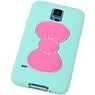 Stående Butterfly TPU Taske til Galaxy S5 G900F Green