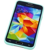 Stående Butterfly TPU Taske til Galaxy S5 G900F Green