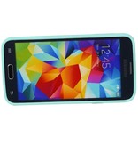 Vlinder Standing TPU Case voor Galaxy S5 G900F Groen