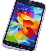 Vlinder Standing TPU Case voor Galaxy S5 G900F Paars