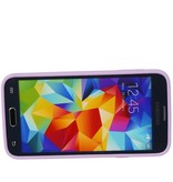 Vlinder Standing TPU Case voor Galaxy S5 G900F Paars