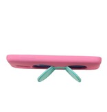 Stående Butterfly TPU Taske til Galaxy S5 G900F Pink