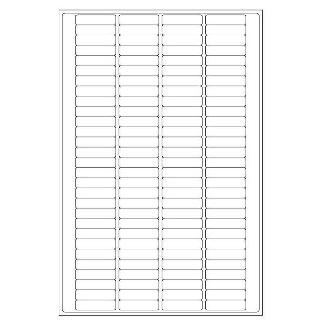 Kryo Laseretiketten für 0,2 ml PCR-Gefäße 20 x 5,1mm / Farblich Sortiert