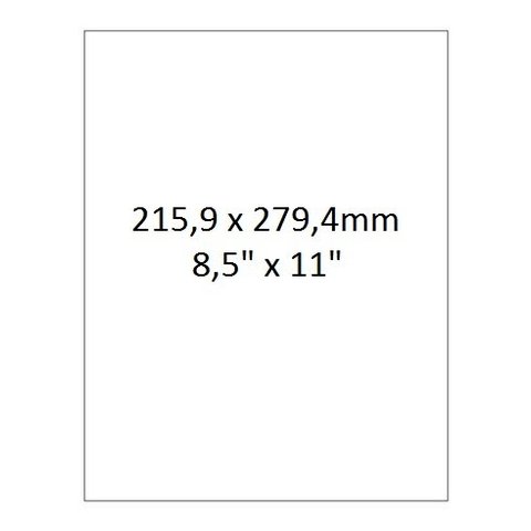 Autoclave Labels For Laser Printers - 215.9 x 279.4mm