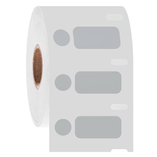 Kryo DYMO Etiketten / Tiefkühl-Etiketten - 26,4 x 12,7mm + Ø 9,5mm