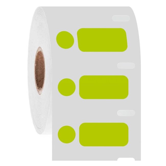 Cryo DYMO Etiketten / Diepvries-Etiketten - 26,4 x 12,7mm + Ø 9,5mm